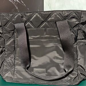 Black Quilted Caitina Women's Tote Bag